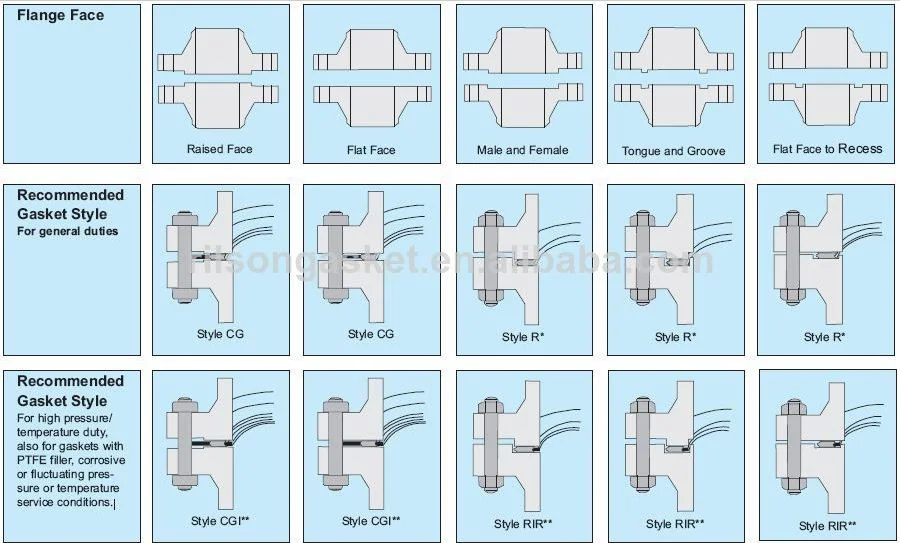 Asme B16.20 Spiral Wound Gasket