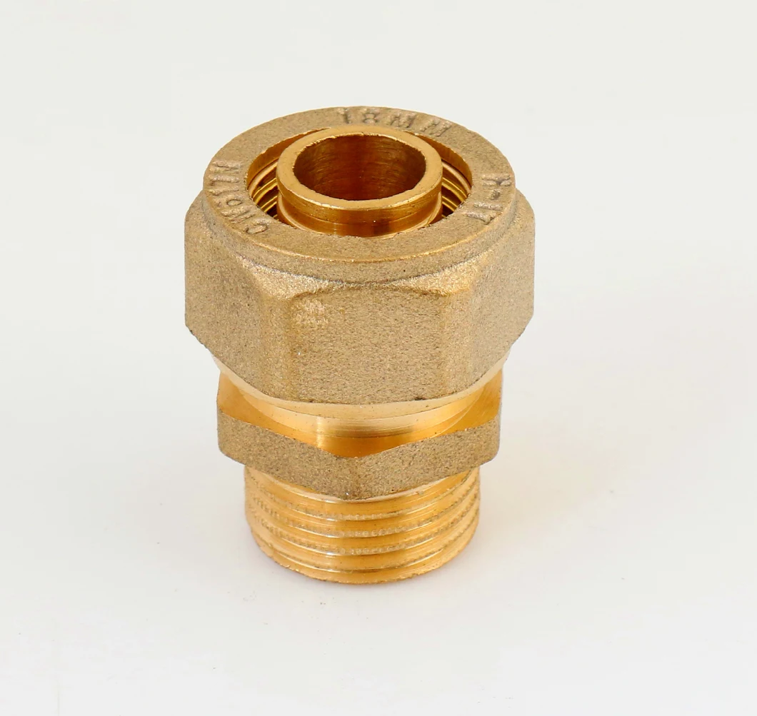 Coupling (U TYPE) Brass Press Fittings for Pex-Al-Pex Pipes